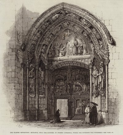 İspanyol Devrimi, Manastırdan Valinin öldürüldüğü Burgos Katedrali